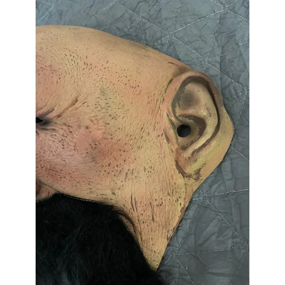 Don Post Studios Vintage Mask - 1 One Eye Bald Man with Mustache - 1999 2000